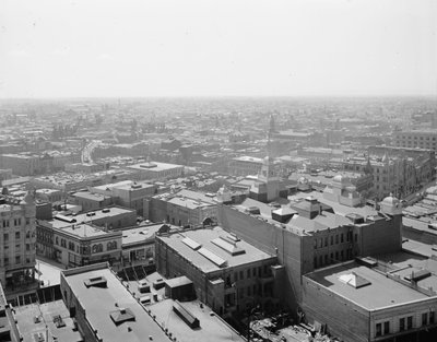 Algemeen uitzicht, Los Angeles, Californië, c.1880-99 door Detroit Publishing Co.